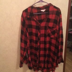 Terra & Sky 3x plaid shirt